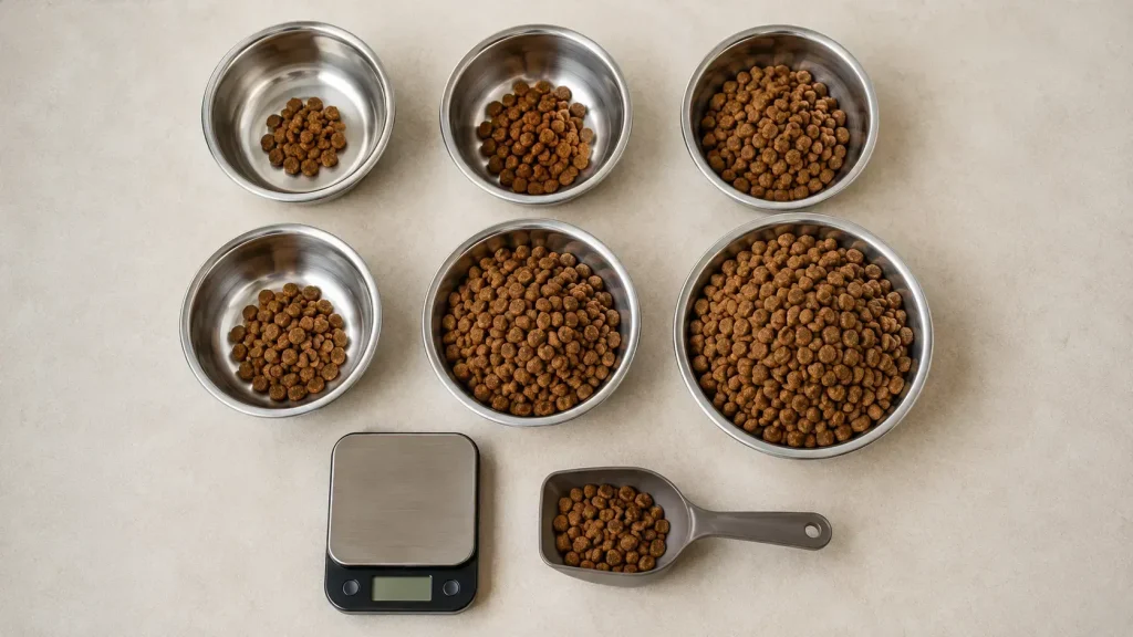 1 kg, 2 kg, 5 kg, 10 kg, 20 kg