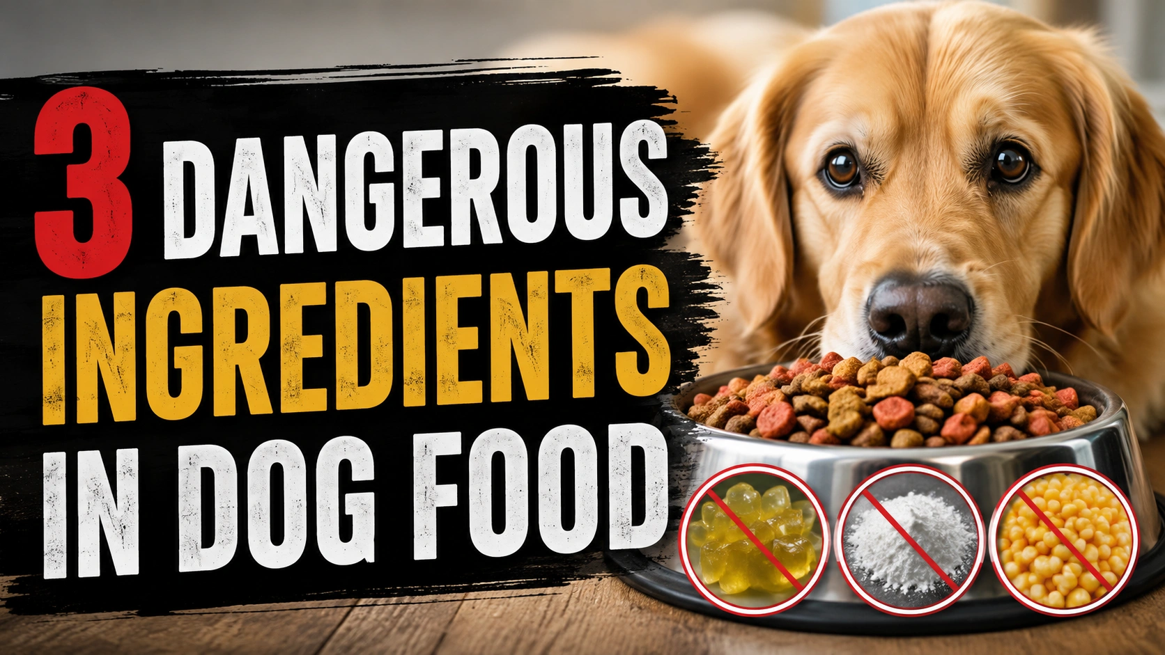 3 Dangerous Ingredients In Dog Food
