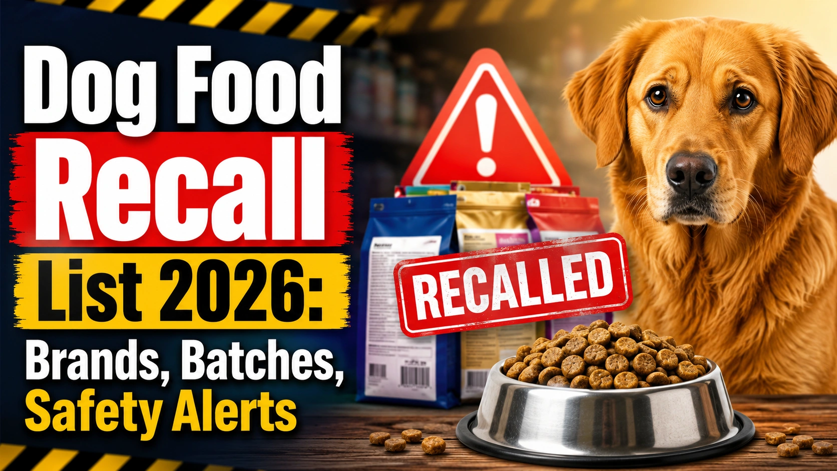 Dog Food Recall List 2026