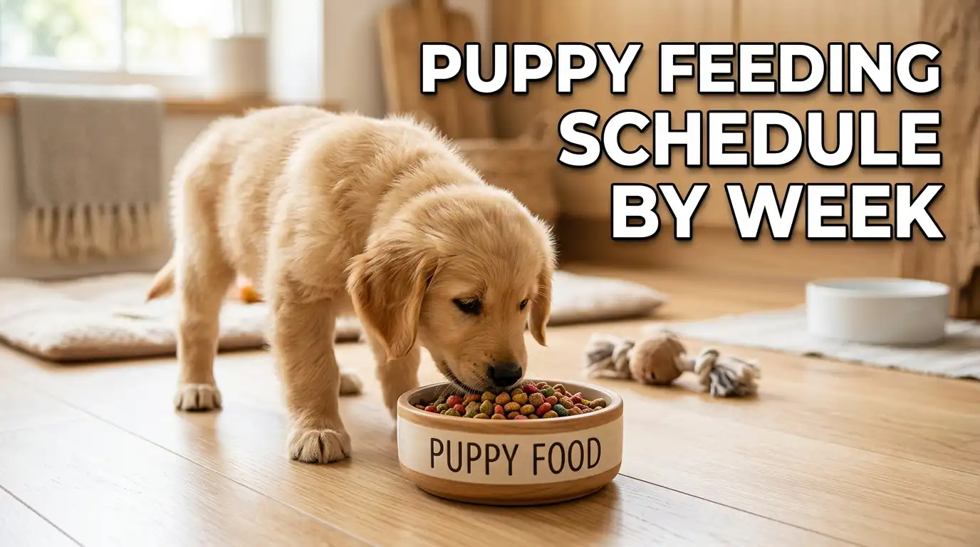 Puppy Feeding Schedule by Week