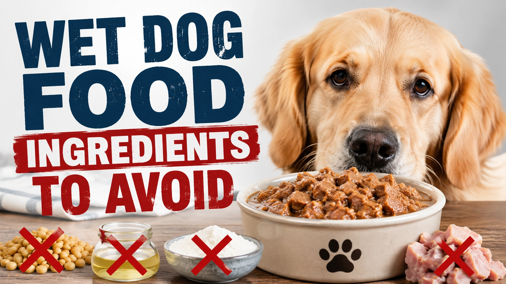 Wet Dog Food Ingredients To Avoid