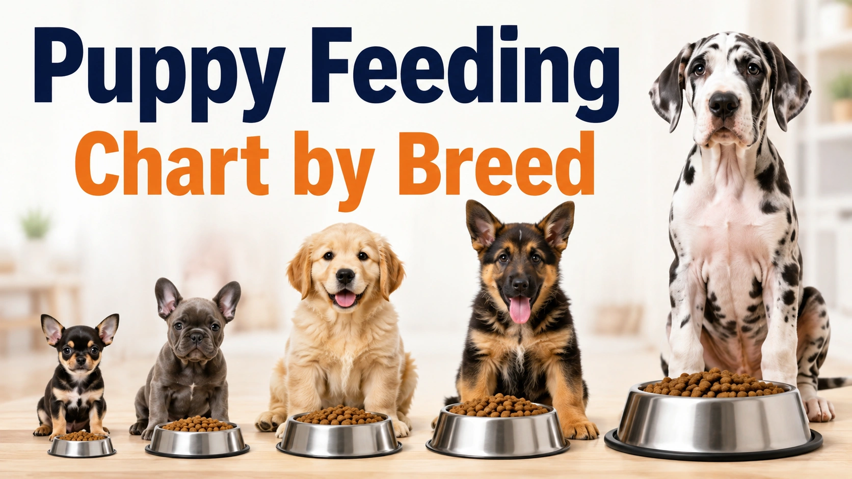 Puppy Feeding Chart by Breed