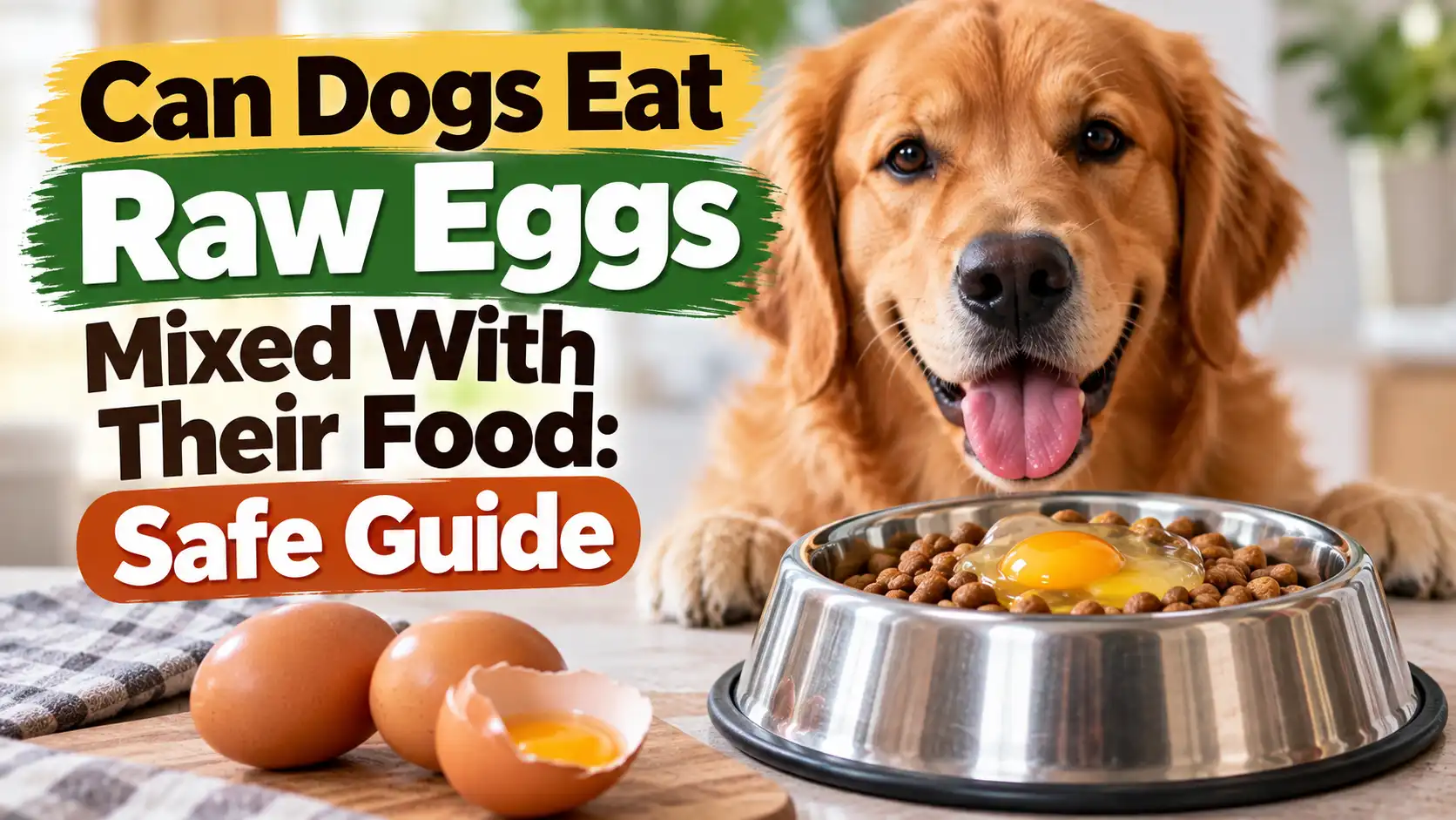 Can Dogs Eat Raw Eggs Mixed With Their Food