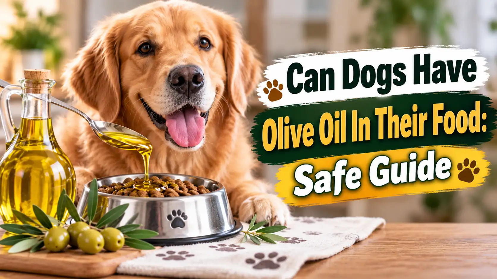 Can Dogs Have Olive Oil In Their Food