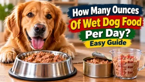 How Many Ounces Of Wet Dog Food Per Day