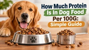 How Much Protein Is In Dog Food Per 100G